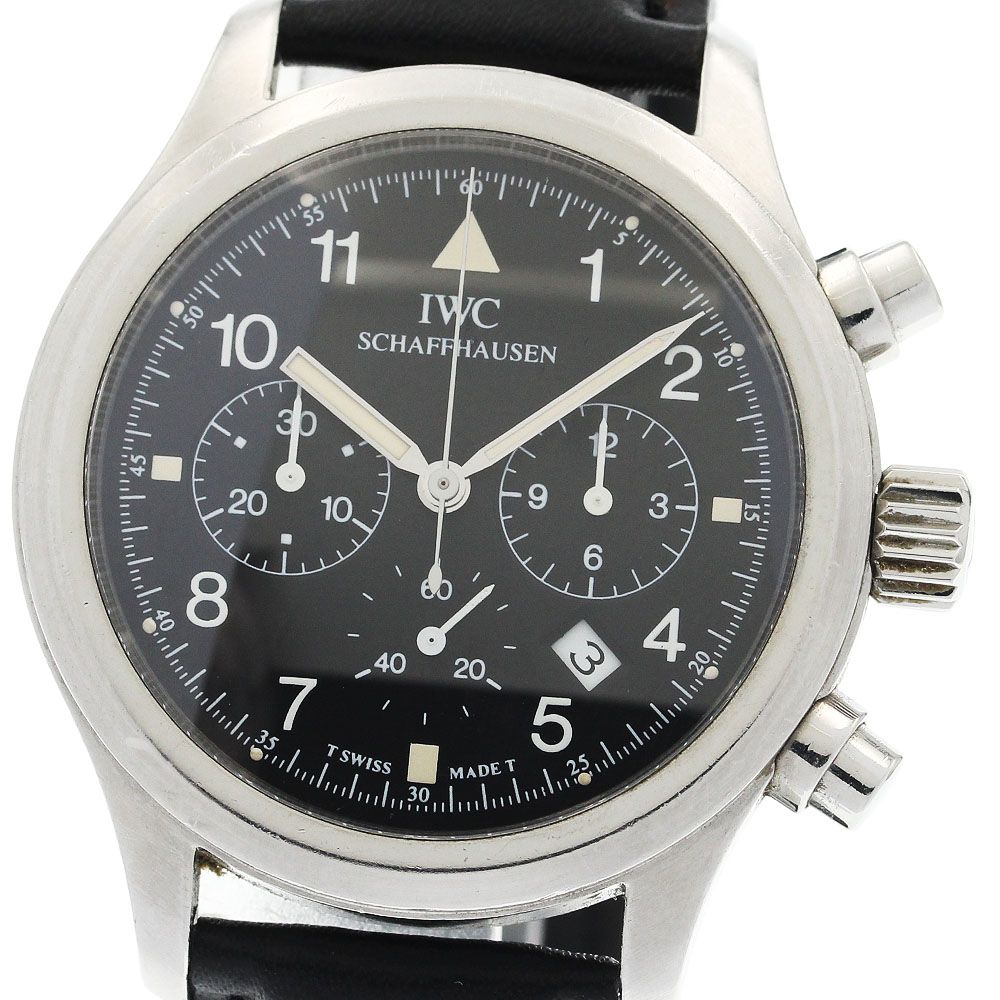 IWC SCHAFFHAUSEN IW374102 デイト クロノグラフ IWC IWC SCHAFFHAUSEN IW374102 フリーガー デイト クロノグラフ
