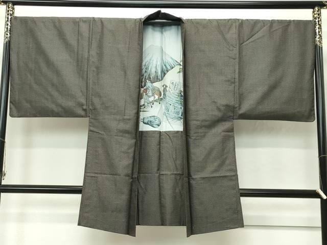 平和屋着物○極上 男性 本場大島紬 アンサンブル 100亀甲 総詰め 逸品