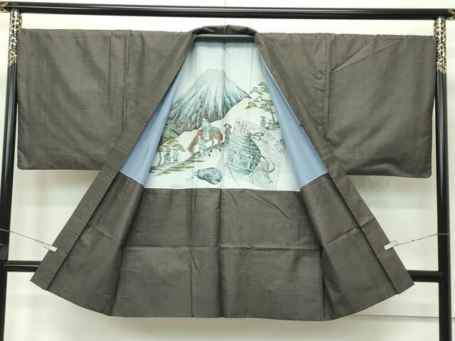 平和屋着物○極上 男性 本場大島紬 アンサンブル 100亀甲 総詰め 逸品