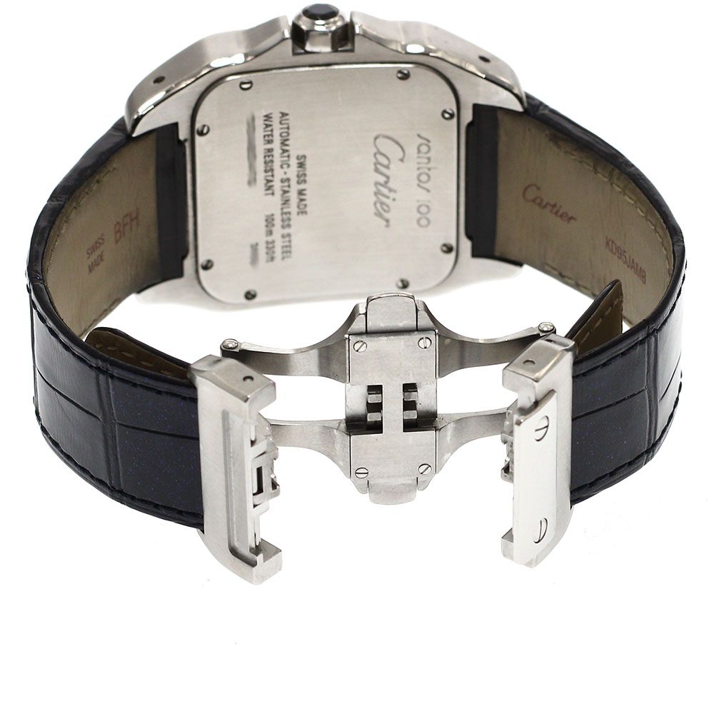 カルティエ CARTIER W20073X8 サントス100LM 自動巻き メンズ _930522