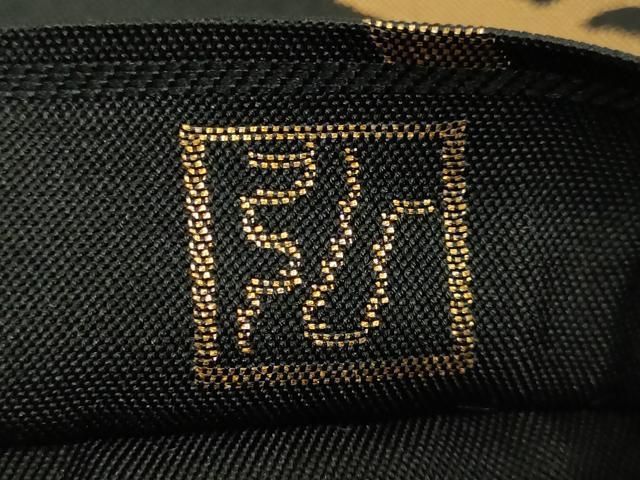 平和屋着物○極上 桝屋高尾 六通柄 本袋帯 桐 黒地 金糸 逸品