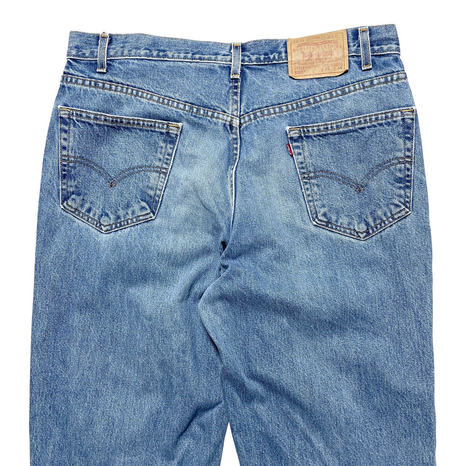 メキシコ製 01年 USA 古着 Levis リーバイス 550 リラックスフィット 