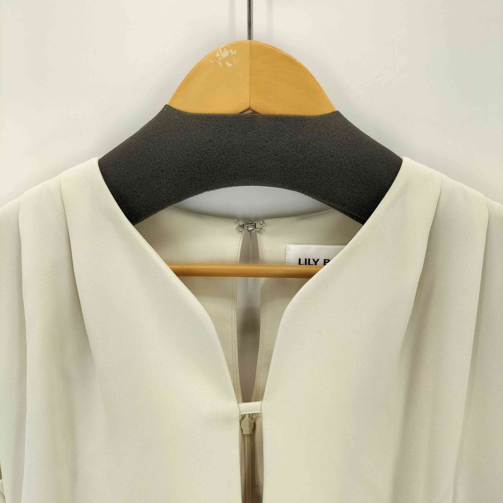 リリーブラウン Lily Brown バブルヘムストレッチミニワンピース