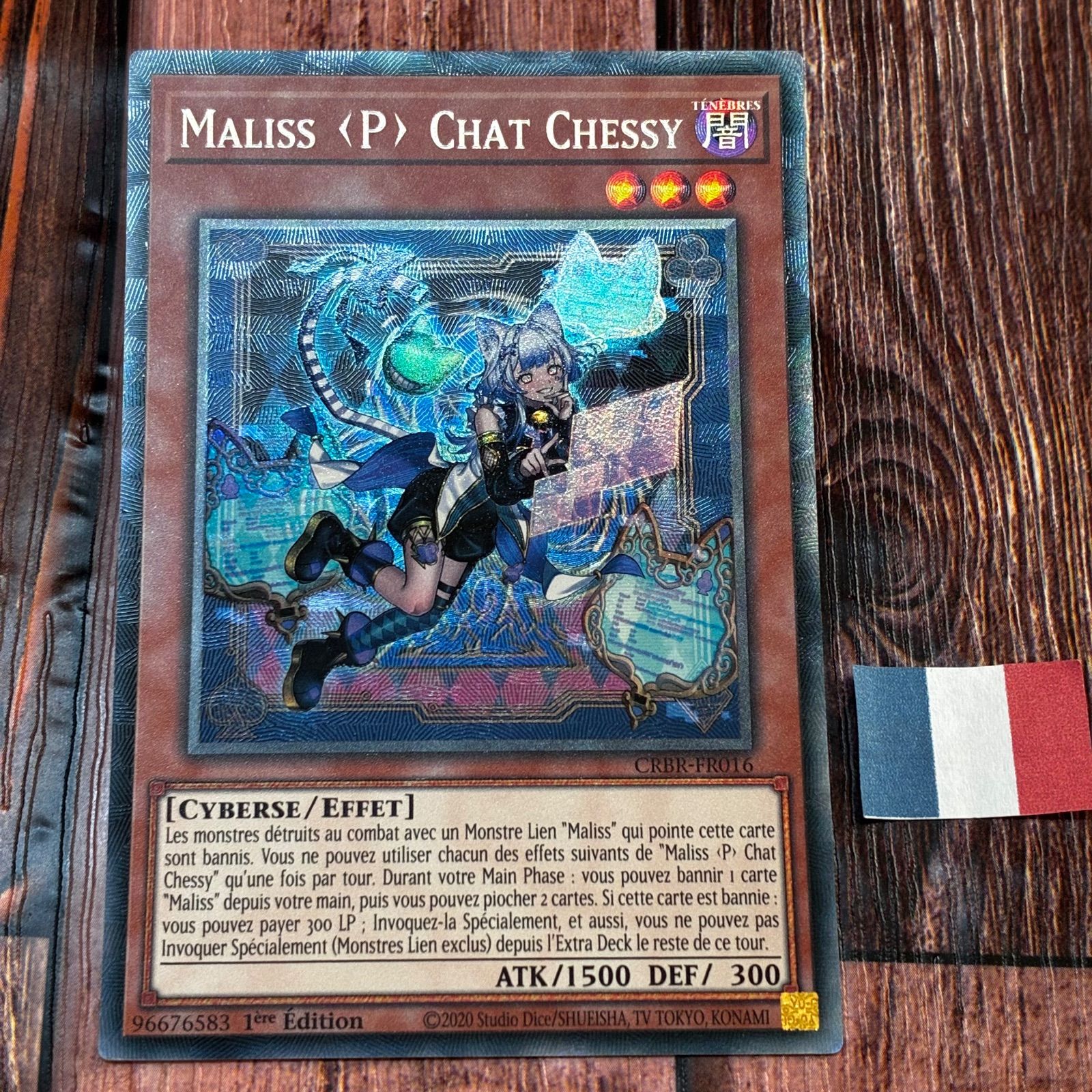 遊戯王 フランス版 EU版 M∀LICE＜P＞Cheshire Cat コレクターズレア