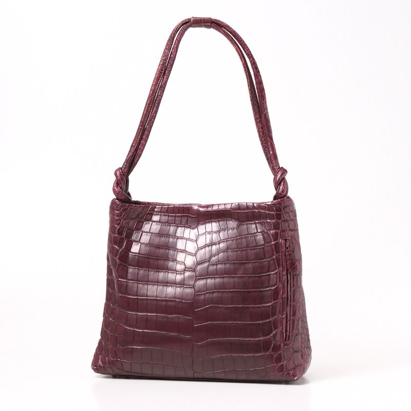 CROCODILE クロコダイル ショルダーバッグ JRA認定 TOKYO マットクロコ