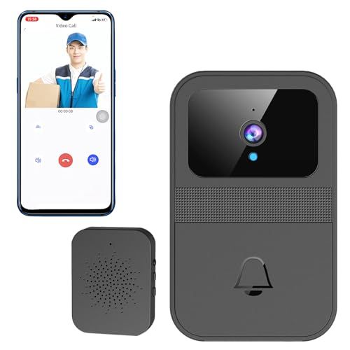 ドアホン インターホン 乾電池式 自動録画 変声機能 夜視機能 広角