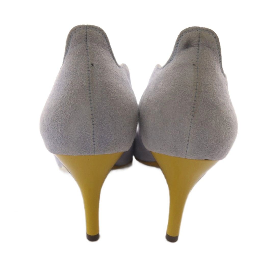 【美品】GINZA Kanematsu スエードパンプス 銀座かねまつ GINZA Kanematsu パンプス スエード ピンヒール ポイン