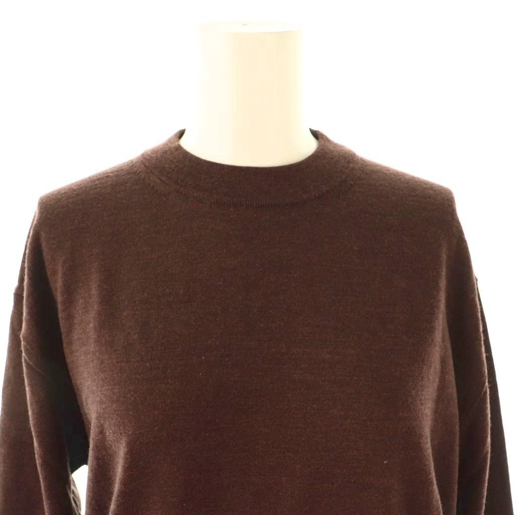 美品＊Spick&Span チャイニーズラクーンニット　ブラウン　茶 美品】 Spick & Span ニット ラクーン ボトルネック｜Yahoo!フリマ（旧