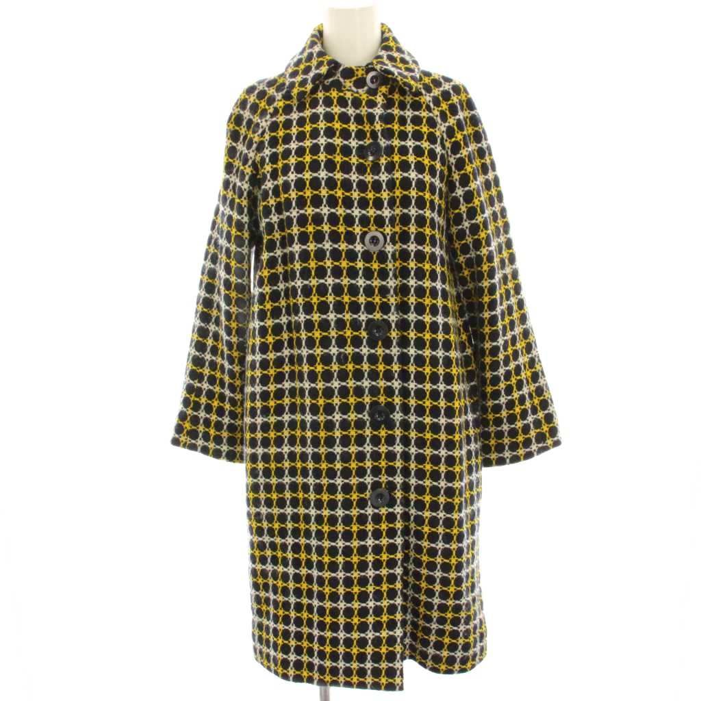 【Sally Scott】サリースコット アンゴラ混 ステンカラーコート 9 Sally Scott】サリースコット アンゴラ混 ステンカラーコート 9