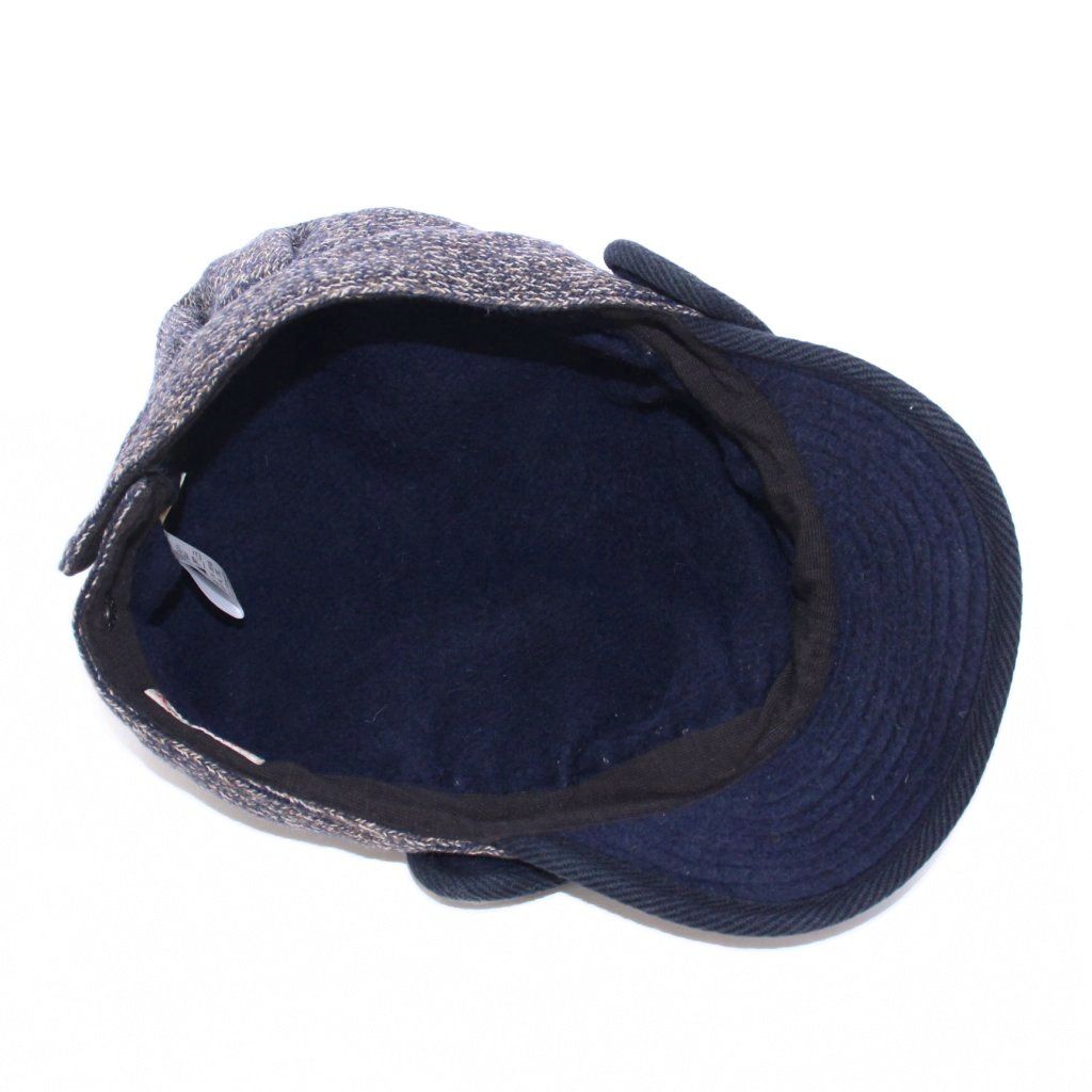 キャピタル kapital キャスケット 帽子 バイカラー 56-57.5cm 茶