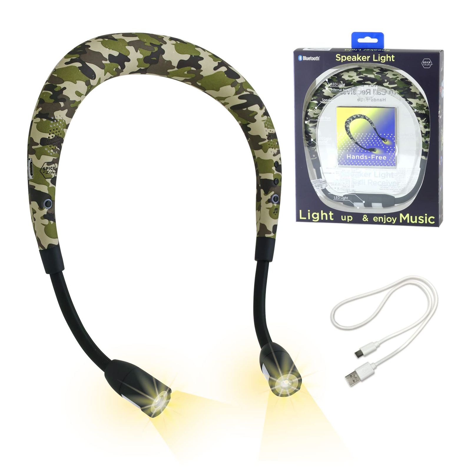 SPICE OF LIFE(スパイス) LED ネックライト スピーカーライト with
