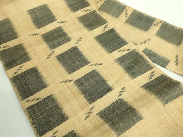 芭蕉布 平和屋本店＊極上 夏物 芭蕉布 手積み芭蕉糸100％ 九寸名古屋帯 逸品