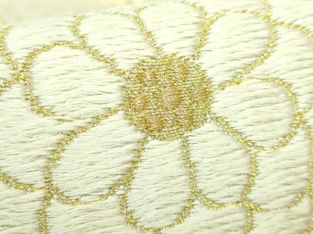 平和屋本店○極上 創業280年 誉田屋源兵衛 六通柄袋帯 唐織 吉祥花文