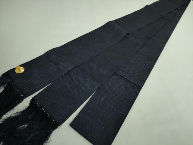 平和屋本店○極上 西陣 上田織物謹製 男性 角帯 紬地 共箱付き 逸品 未