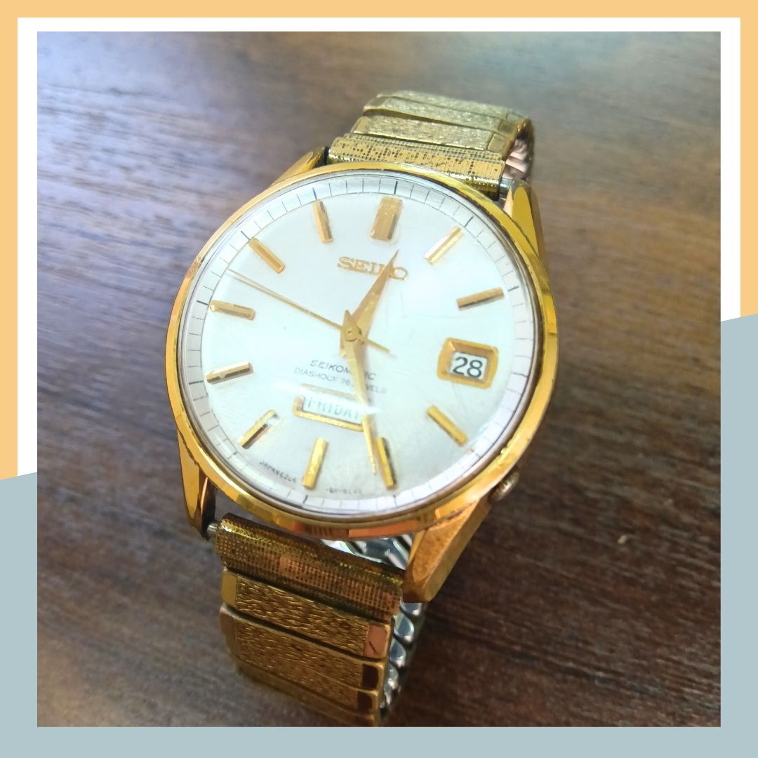 SEIKO セイコーマチック 26石 6206-8040 ゴールド メンズ腕時計 - メルカリ