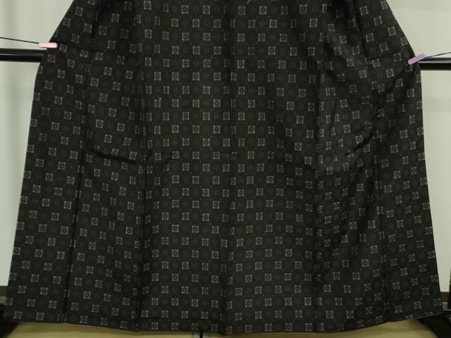 平和屋本店○極上 花織 紬 黒地 逸品 DZAB2974kh6 - メルカリ