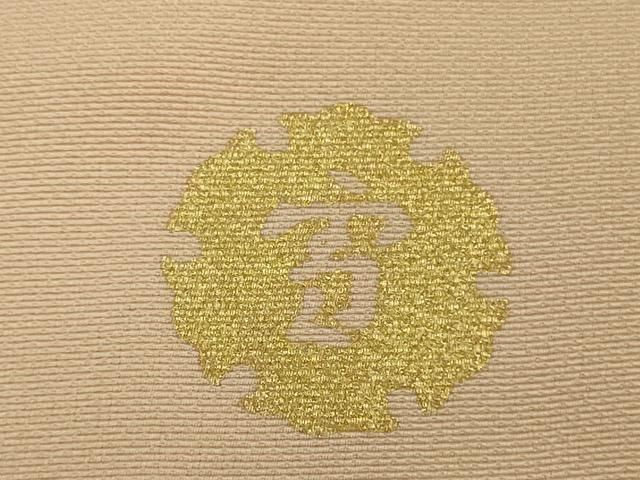 平和屋本店●極上　ジャパンオートクチュール　渡辺雪三郎　小紋　百合　人色地　金彩　逸品　DZAB3074kh6 平和屋本店○極上 ジャパンオートクチュール 渡辺雪三郎 小紋 百合 人