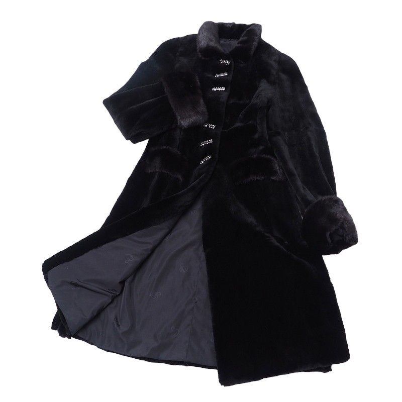 □美品□Mink ミンク コート サイズ38 シェアードミンク MINK ファー