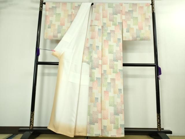 平和屋本店○極上 重要無形文化財 人間国宝 中村勇二郎 江戸小紋 色紙