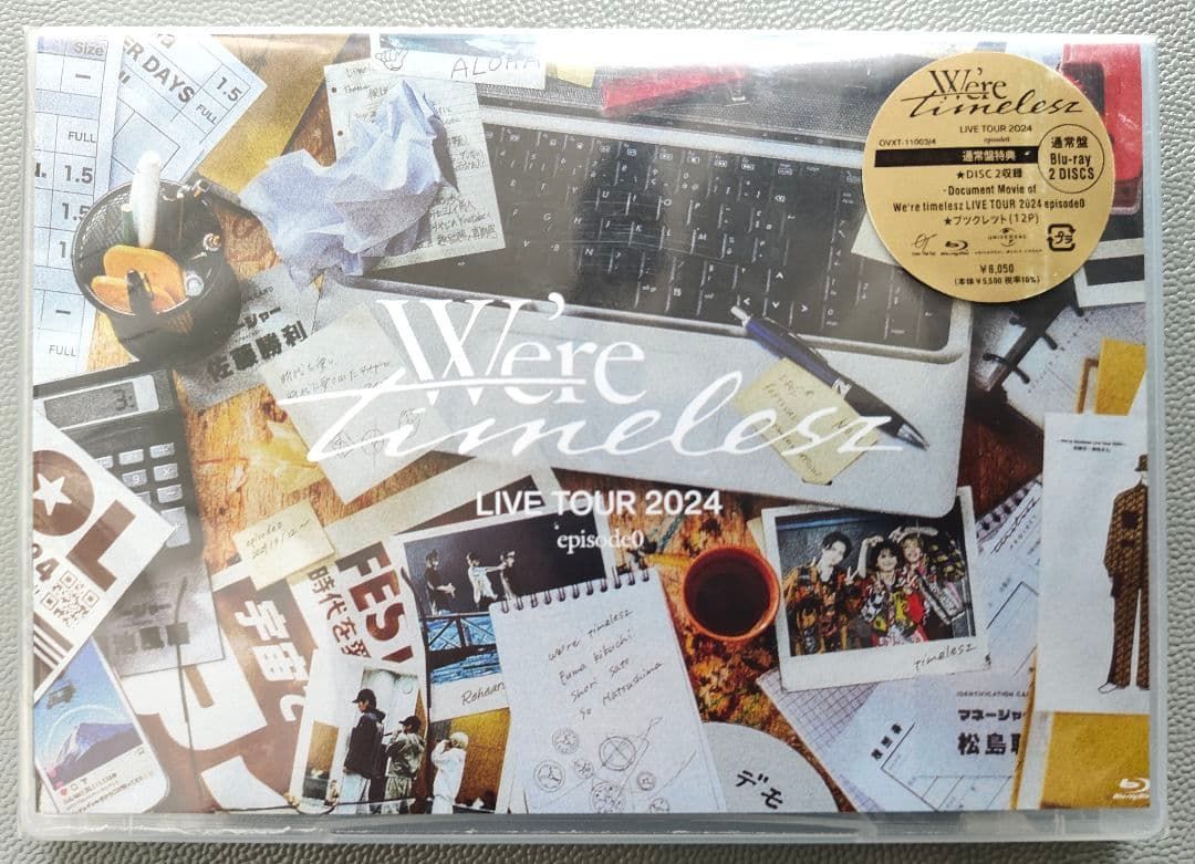 We're timelesz LIVE TOUR 2024 episode0 (通常盤)(2枚組) [Blu-ray