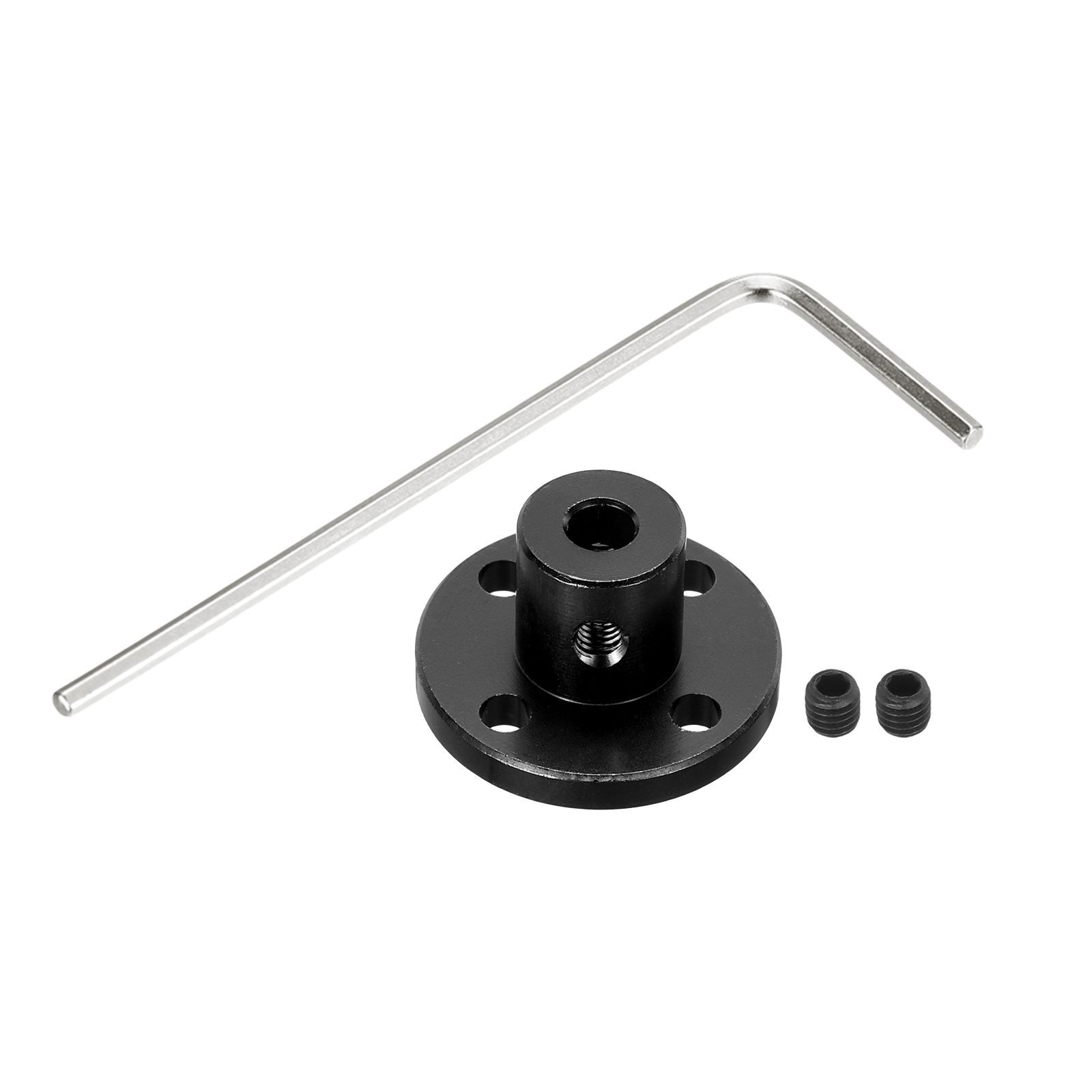 uxcell 4個4mmフランジカップリングコネクター剛性ガイドモデル