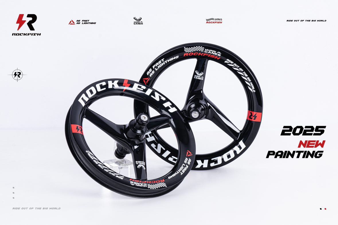 ROCKFISHハリケーンカーボンホイール 最高級XD-15セラミックベアリング 偽物注意】 FT-ハリケーン 日本仕様 カーボンホイール ブラック/レッド