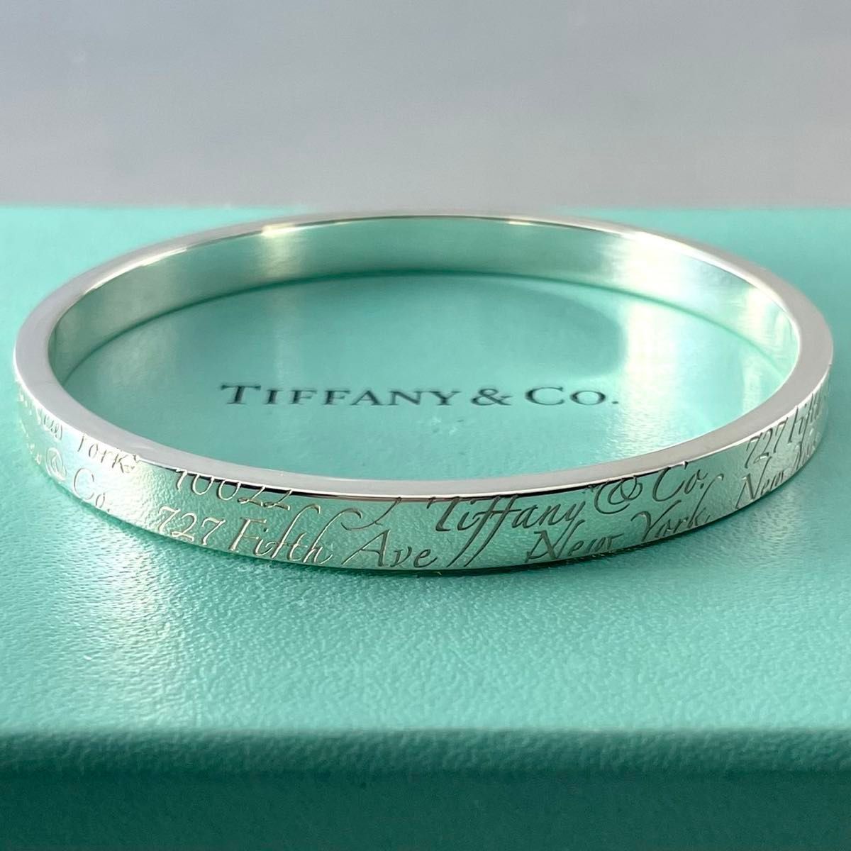ティファニー 希少 ノーツ サークル バングル ブレスレット XQ1fe