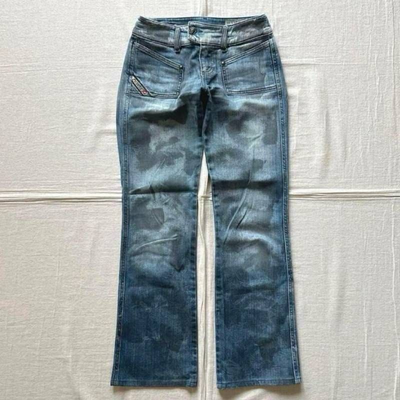DIESEL バギーデデニム　フレア　y2k archive平成グランジ00s DIESEL バギーフレアデニム y2karchive古着平成グランジ00s - メルカリ