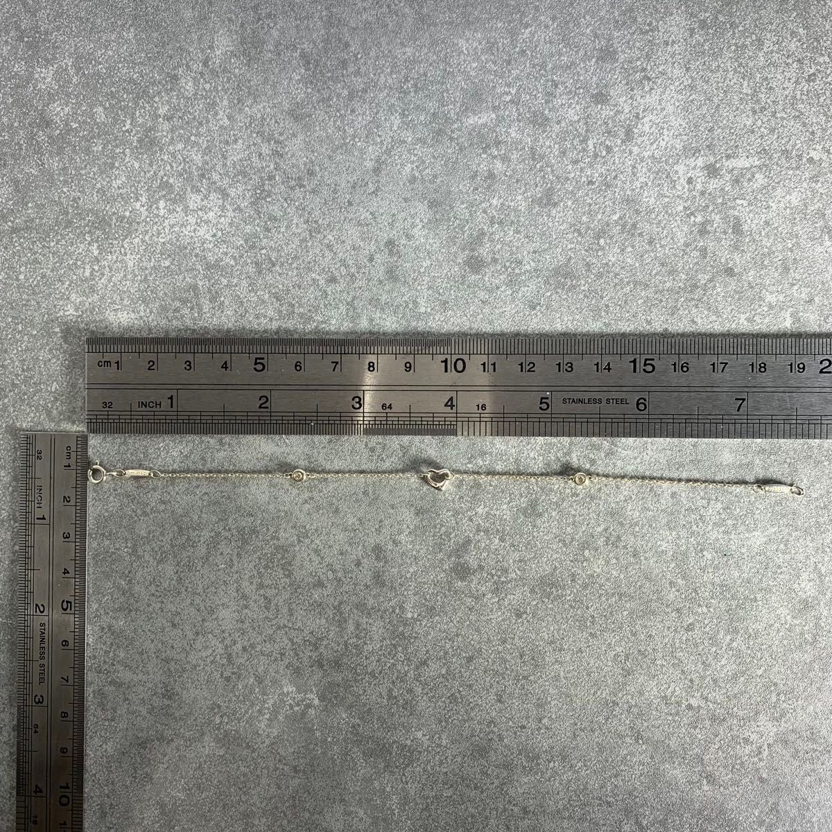 ティファニー ダイヤ オープンハート バイザヤード ブレスレット XW11e