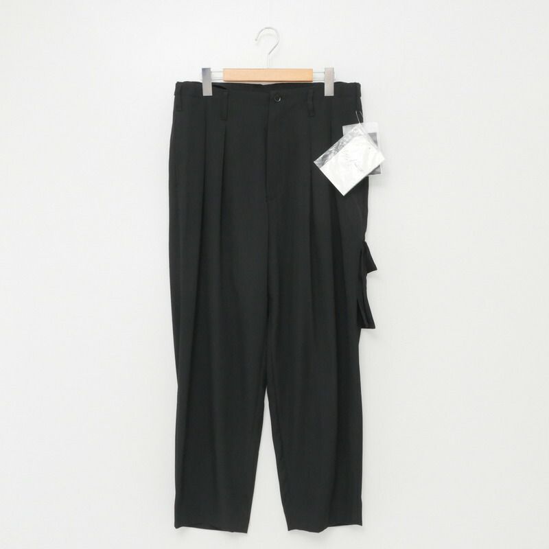 Yohji Yamamoto ウール スラックス パンツ ブラック 日本製 Yohji Yamamoto - ヨウジヤマモト Yohji Yamamoto パンツ ロングパンツ