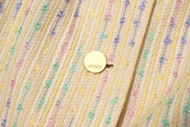 LEONARD レオナール ジャケット サイズ42 テーラードジャケット