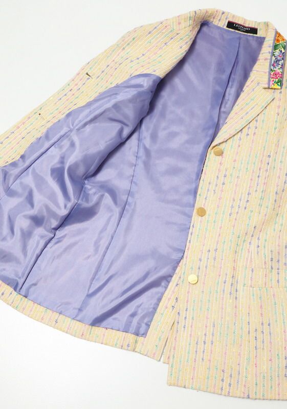 LEONARD レオナール ジャケット サイズ42 テーラードジャケット