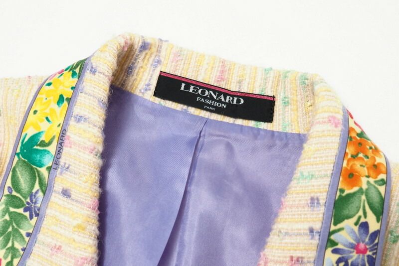 LEONARD レオナール ジャケット サイズ42 テーラードジャケット