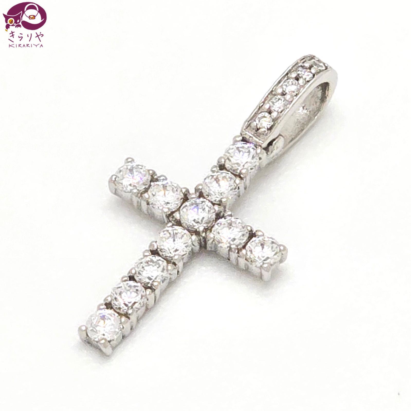 AVALANCHE アヴァランチ 10K ホワイトゴールド クロス ペンダント