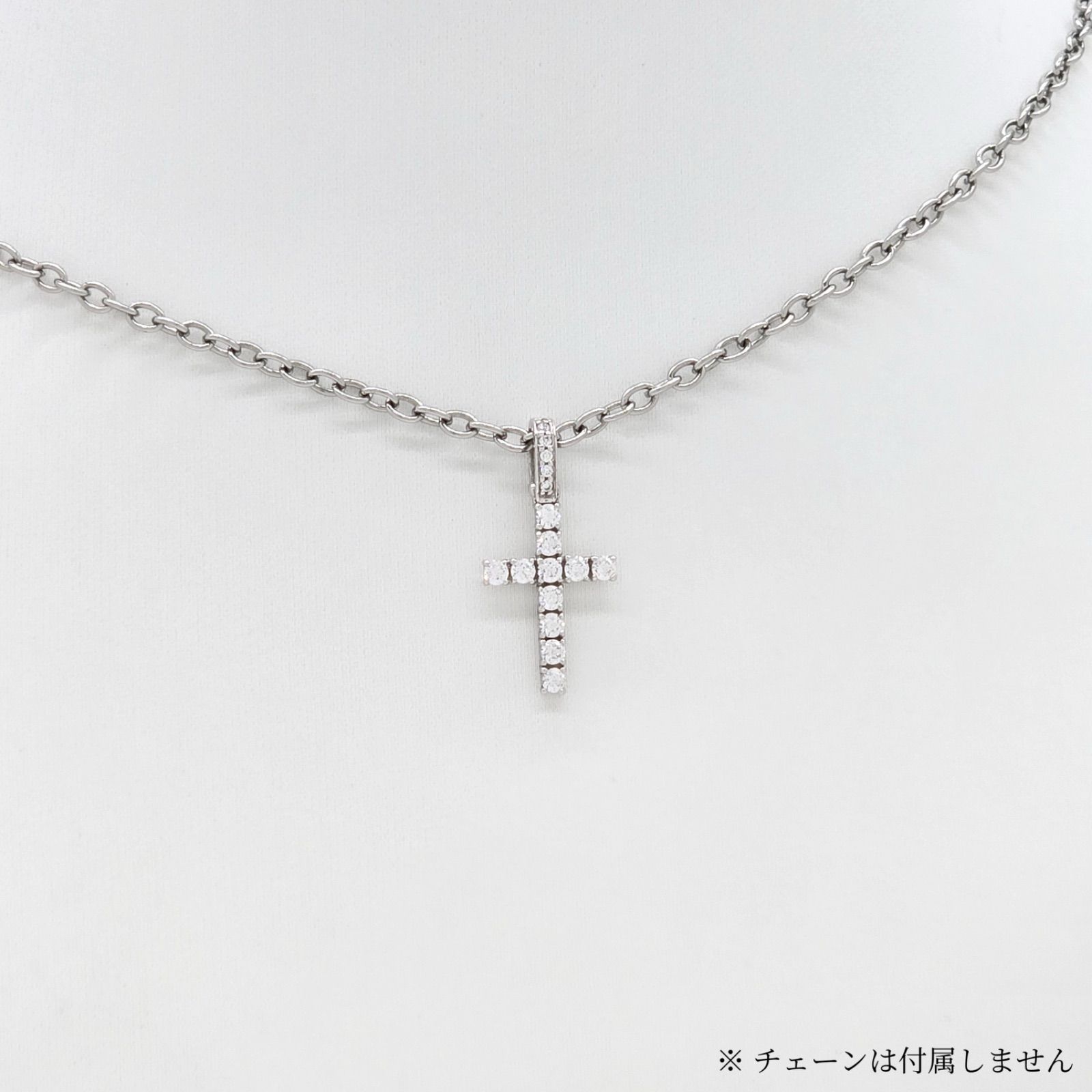 AVALANCHE アヴァランチ 10K ホワイトゴールド クロス ペンダント