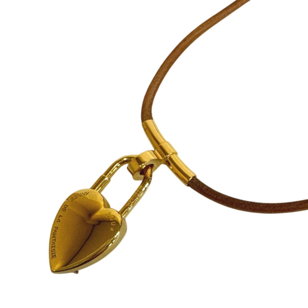 HERMES エルメス ハートカデナ ヴィヴィリデ チョーカー ゴールド