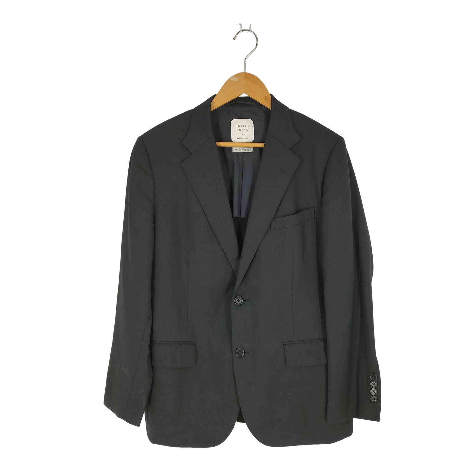 UNITED TOKYO ユナイテッドトウキョウ テーラードジャケット メンズ 【古着】【中古】 ユナイテッドトウキョウ UNITED TOKYO TAILORGLYPH テーラード
