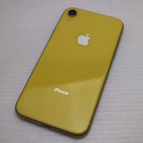 良品中古 SIMフリー iPhoneXR 128GB イエロー スマホ 白ロム 中古 即日