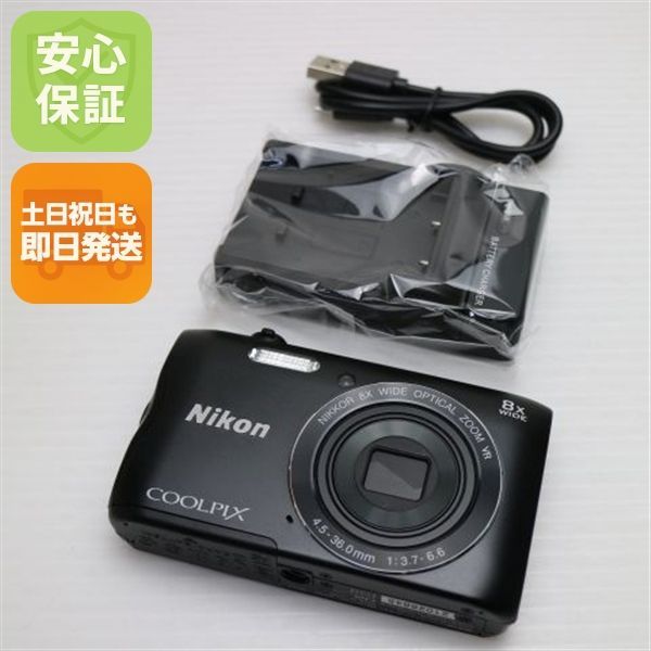美品 COOLPIX A300 ブラック 即日発送 コンデジ Nikon 本体 土日祝発送