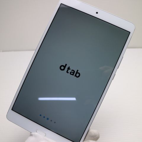 超美品 d-01J dtab Compact シルバー タブレット 白ロム タブレット