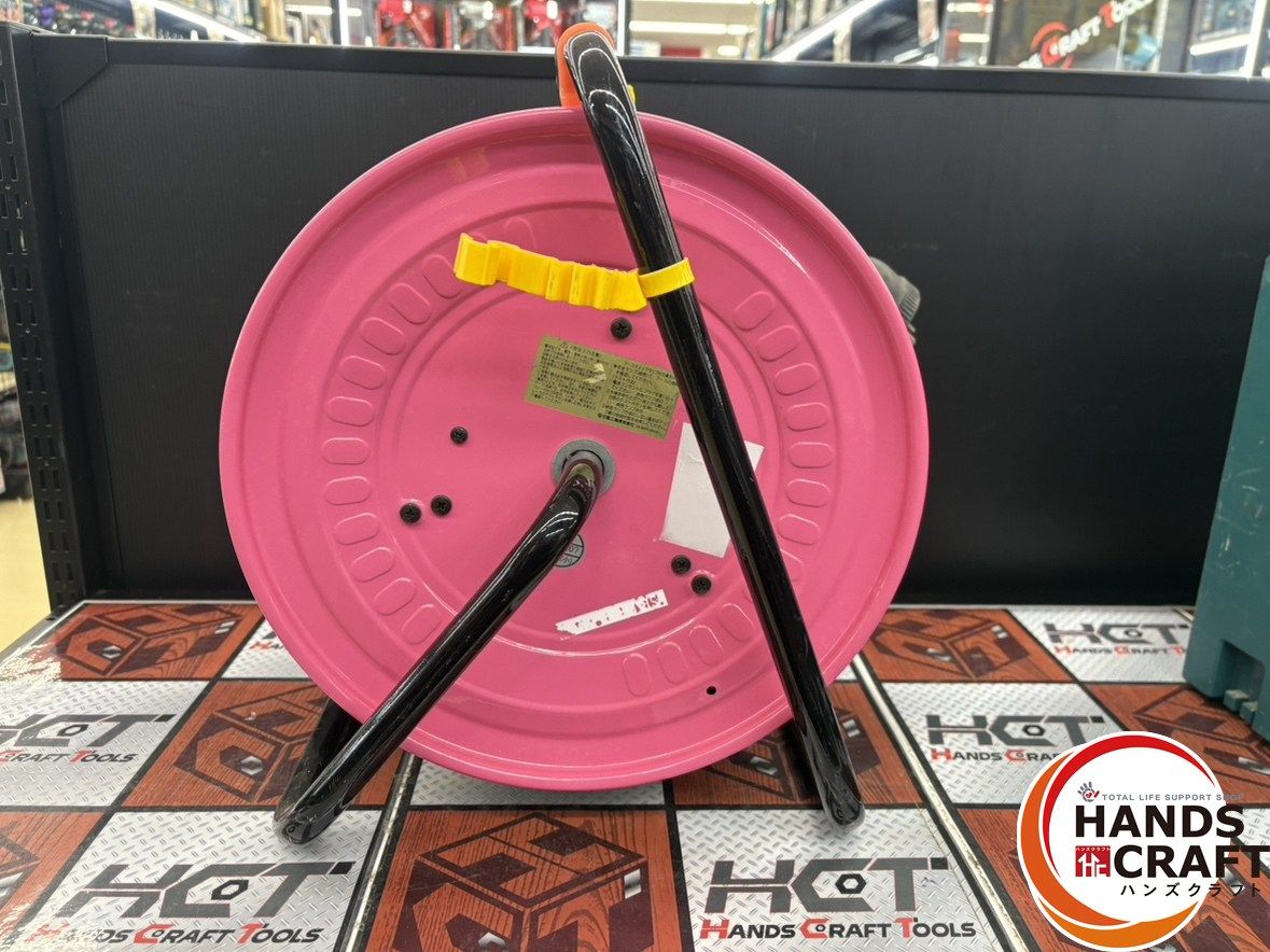 【引取限定】【中古】日動 ND-EK330FPN-20A 200Vドラムリール 全長30m（有効29m）三相200V ブレーカー付 【ハンズクラフト宮崎新名爪店】 □【中古】日動 ND-EK330FPN-20A 屋外・防災用電工ドラム 三相200V