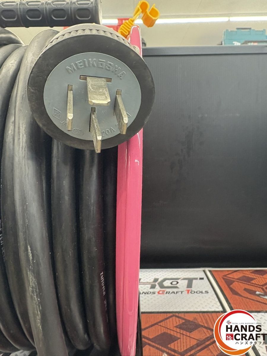 □【中古】日動 ND-EK330FPN-20A 屋外・防災用電工ドラム 三相200V