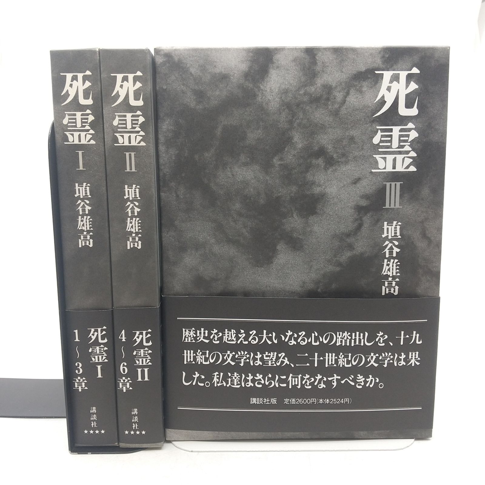 セット】死霊 埴谷雄高 3巻セット 1995年(平成7年)発行 講談社 しれい