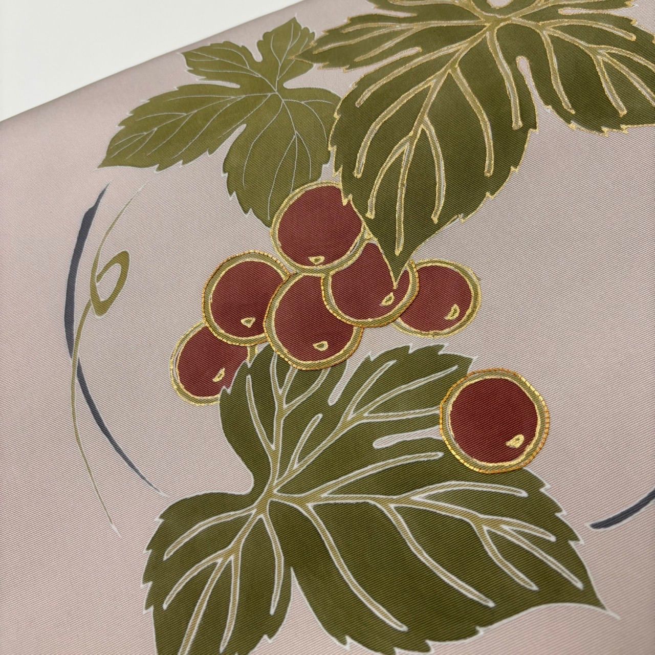 名古屋帯 正絹 金駒刺繍 塩瀬 素敵な染め 九寸 MA-2925 - メルカリ