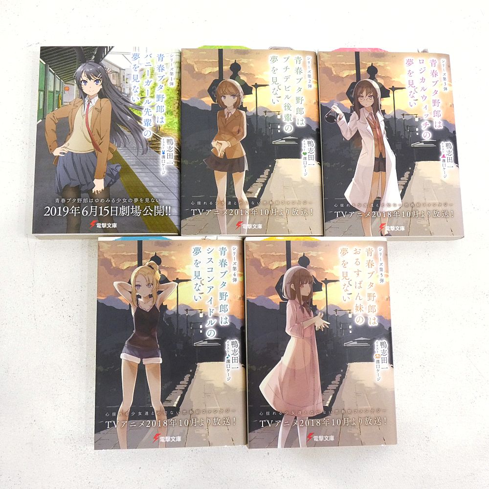 小牧店】ライトノベル 青春ブタ野郎シリーズ 1～10巻セット 鴨志田一 