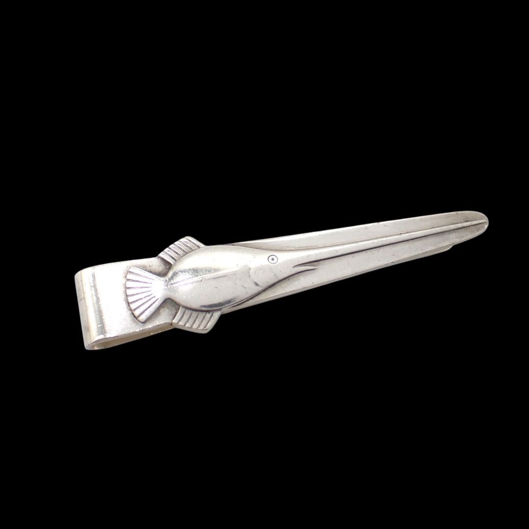 ジョージジェンセン 79 フィッシュ ネクタイピン 925 シルバー 4297