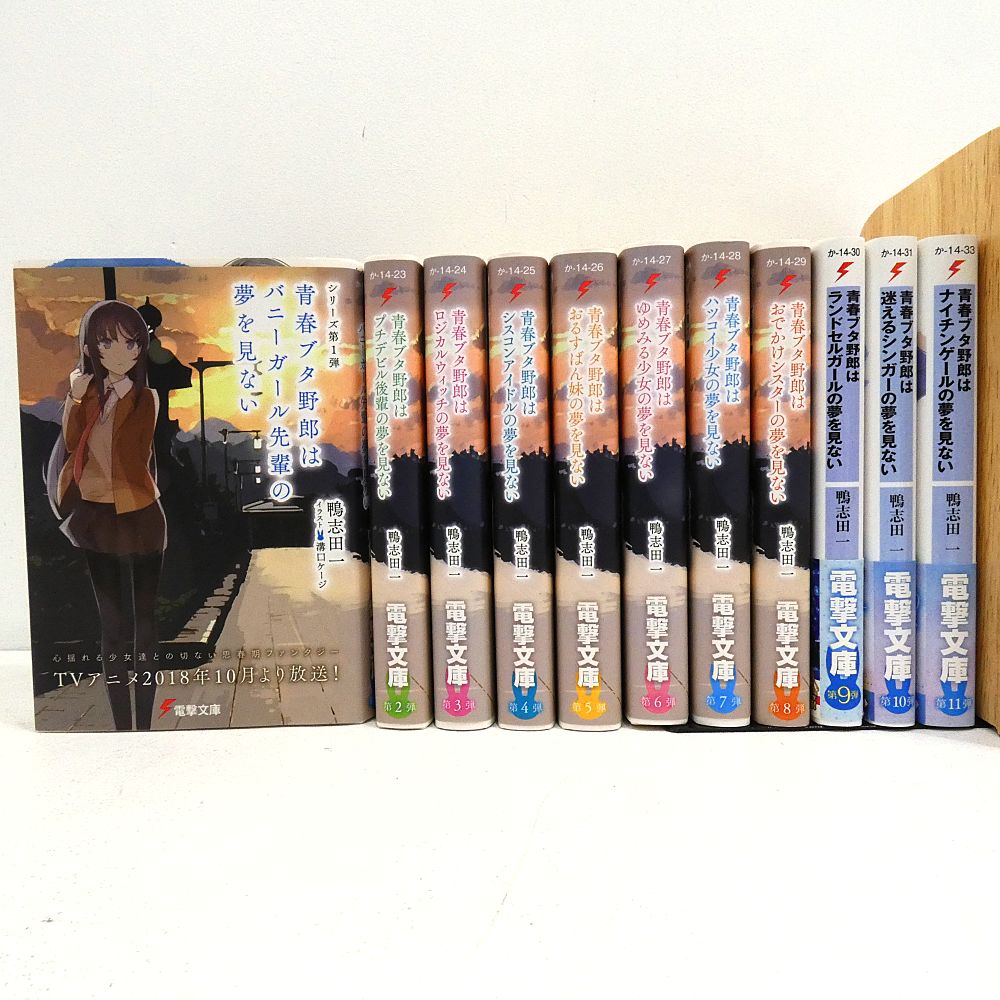小牧店】ライトノベル 青春ブタ野郎シリーズ 1～11巻セット 鴨志田一