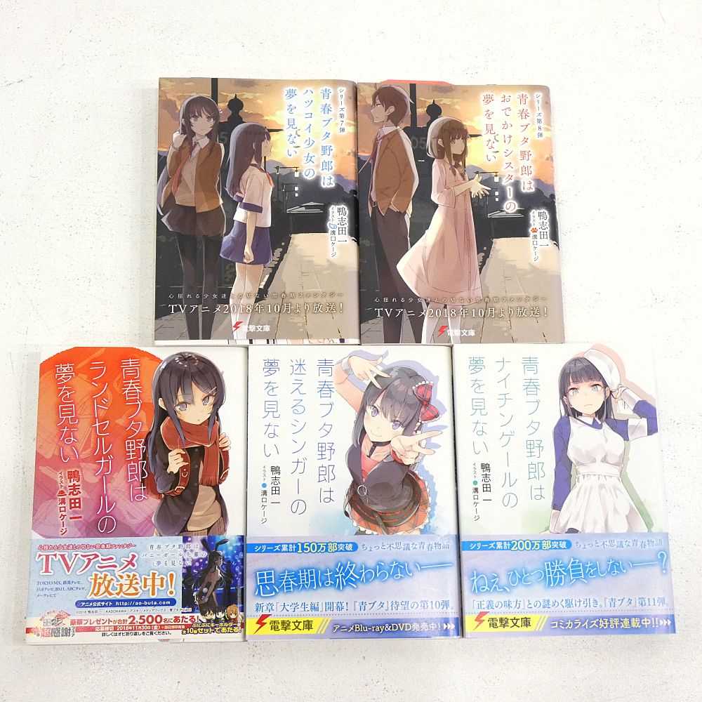 小牧店】ライトノベル 青春ブタ野郎シリーズ 1～11巻セット 鴨志田一