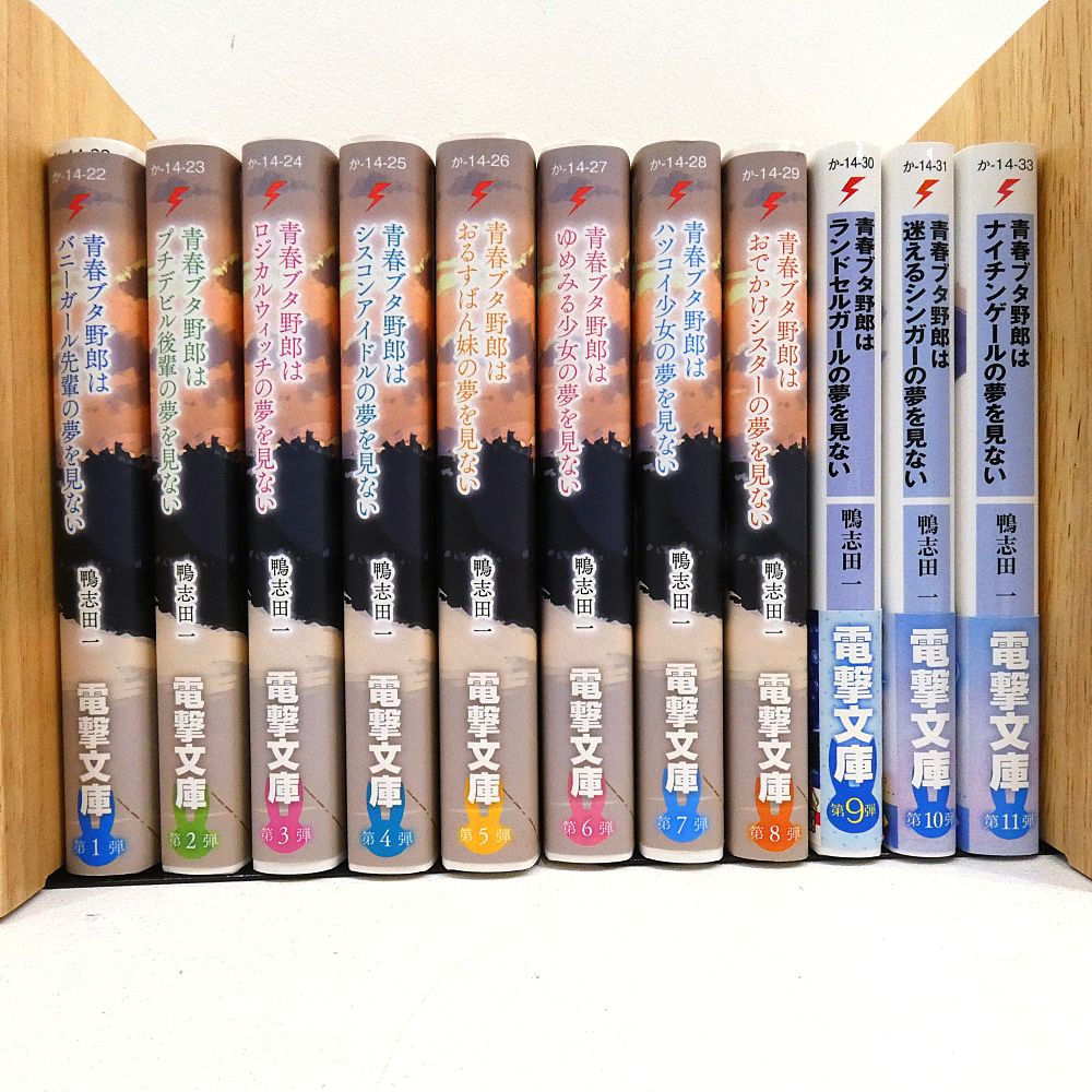 小牧店】ライトノベル 青春ブタ野郎シリーズ 1～11巻セット 鴨志田一