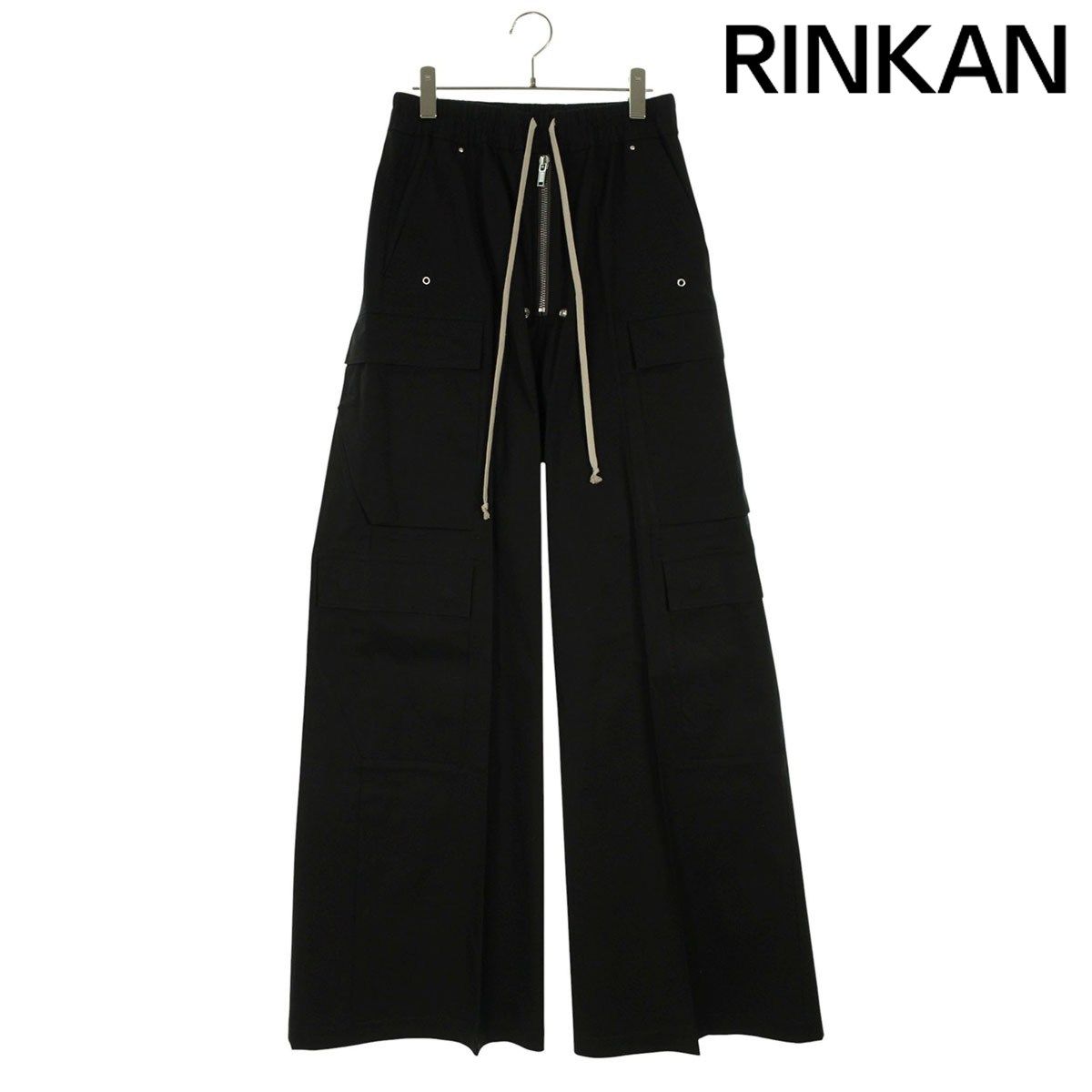 リックオウエンス 26SS RU01F2339TE カーゴベラロングパンツ メンズ 46